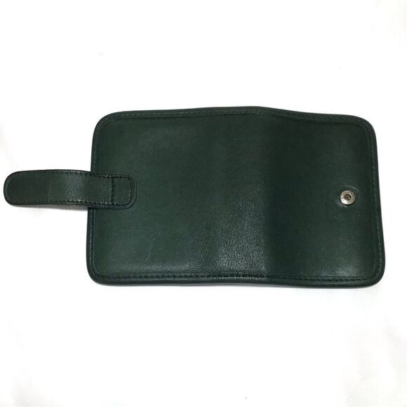 Coach Green Vintage Billfold Wallet Photo Album Unisex - Picture 3 of 11